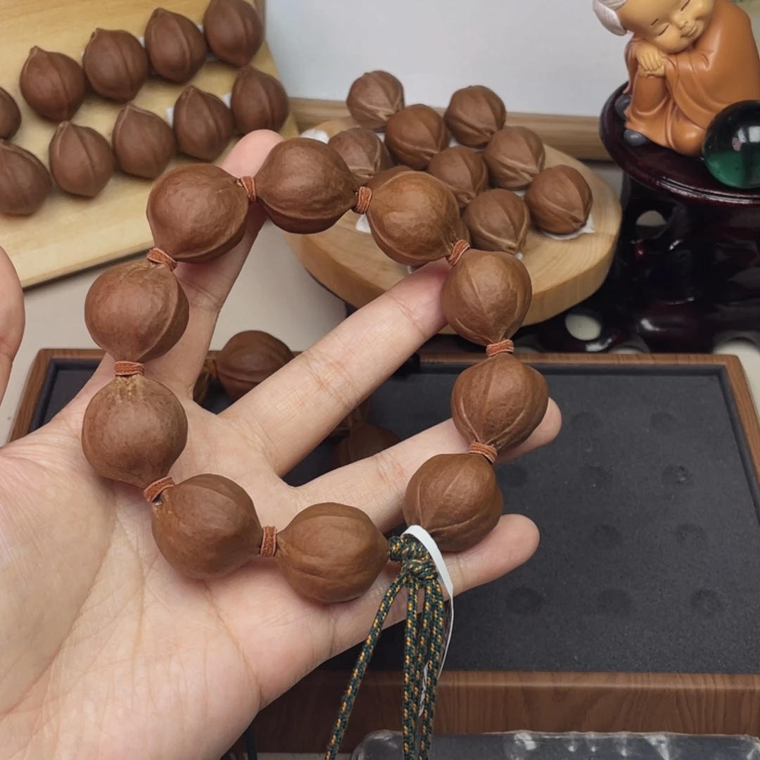 釟***财橄榄核手串/手链2325梅林铁核