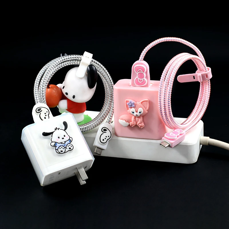 适用真我gt8  gt8Pro手机数据线保护套OPPO80W充电器线缠绕绳GT7