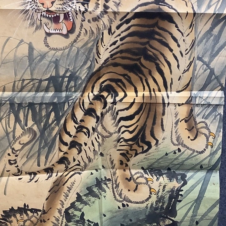 带灯款新中式古典画