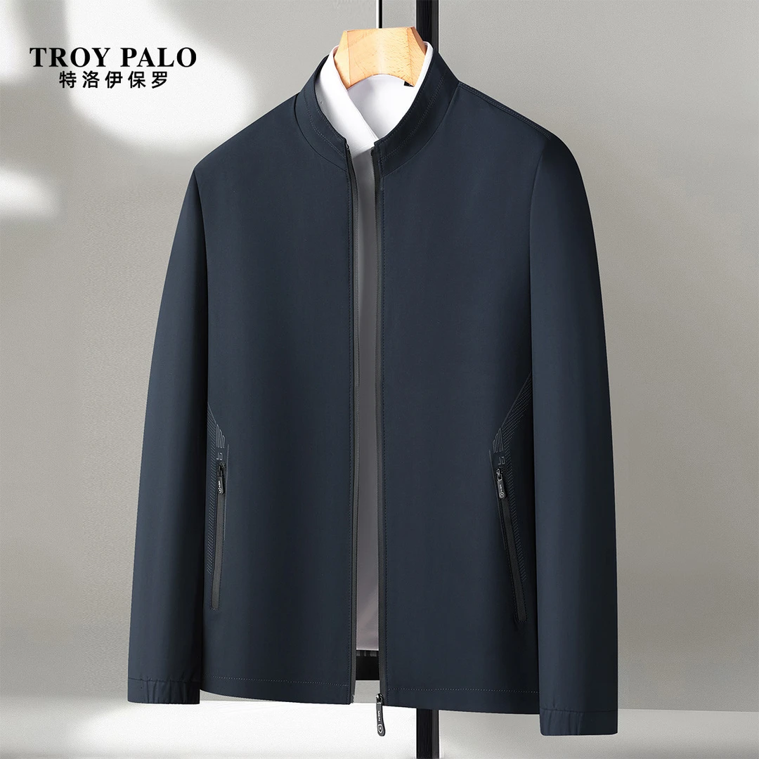 【热销推荐】经典立领防风时尚百搭男夹克男士外套19YZ65L2357