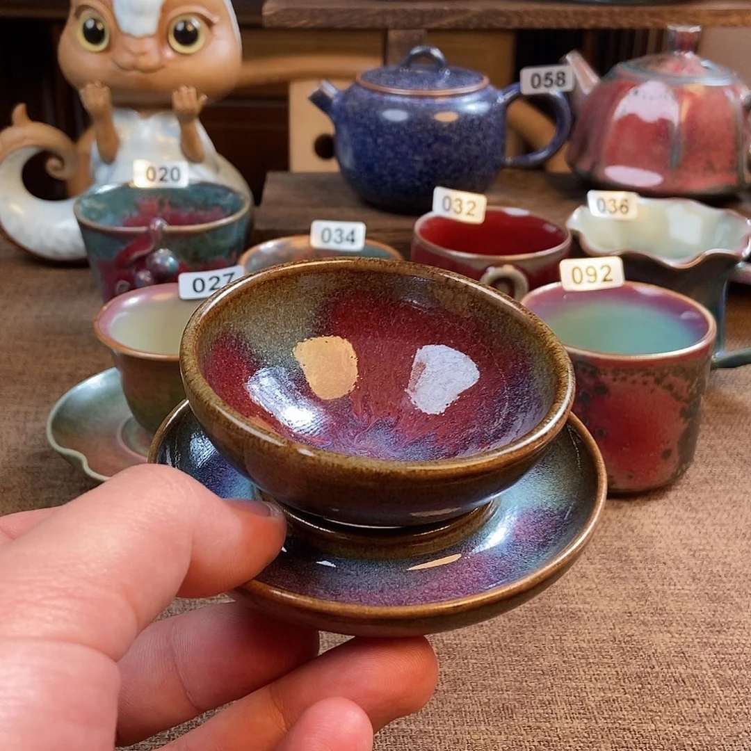 瓷片钧瓷摆件摆件摆件摆件