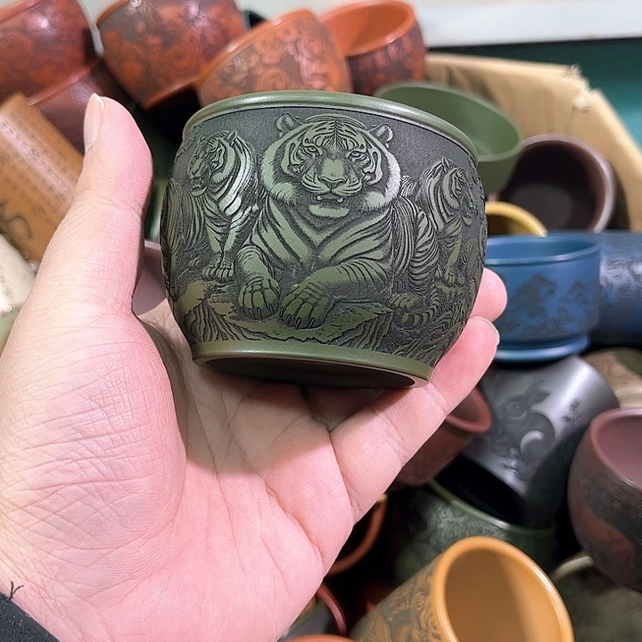 茶杯紫砂全手工紫砂主人杯