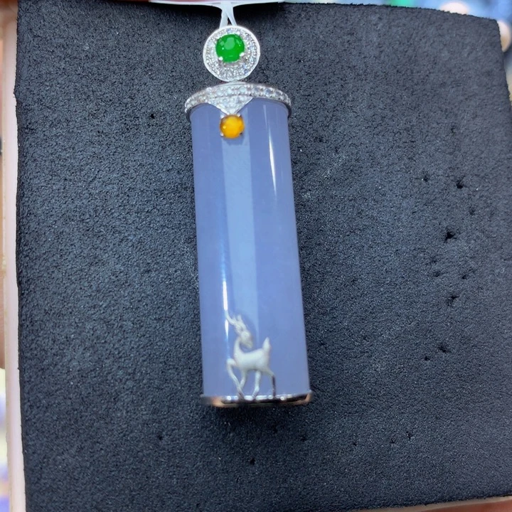 18K金镶嵌手链翡翠翡翠