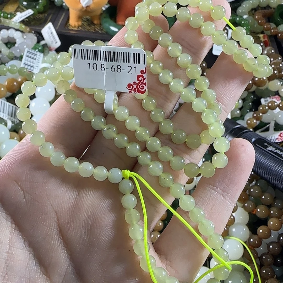 和田玉未镶嵌手链211