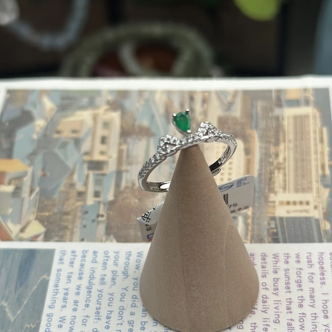 【438】天然祖母绿戒指特价