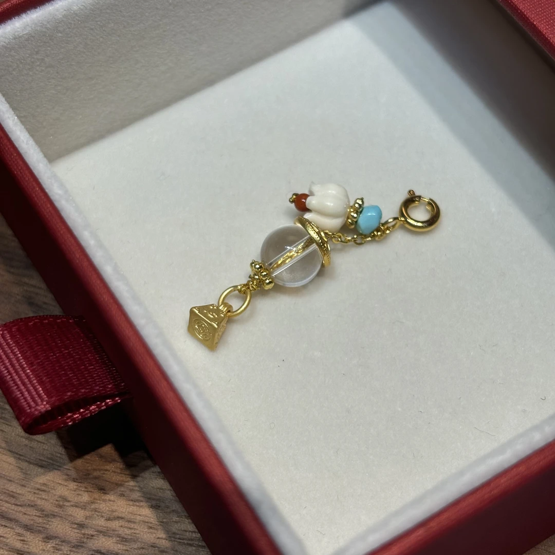 X-008小璐仙仙如意坊铃兰花小吊坠小提溜