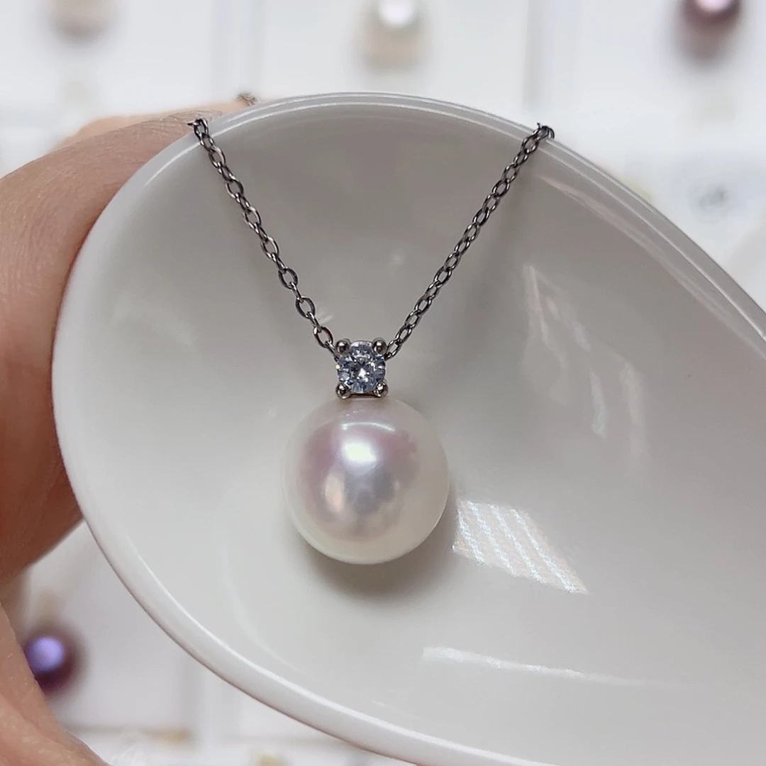 未镶嵌淡水珍珠吊坠(赠链)