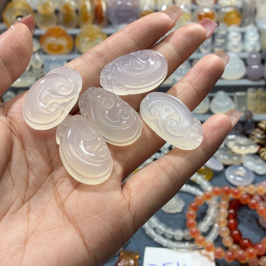 玛瑙/玉髓未镶嵌吊坠(不含链)