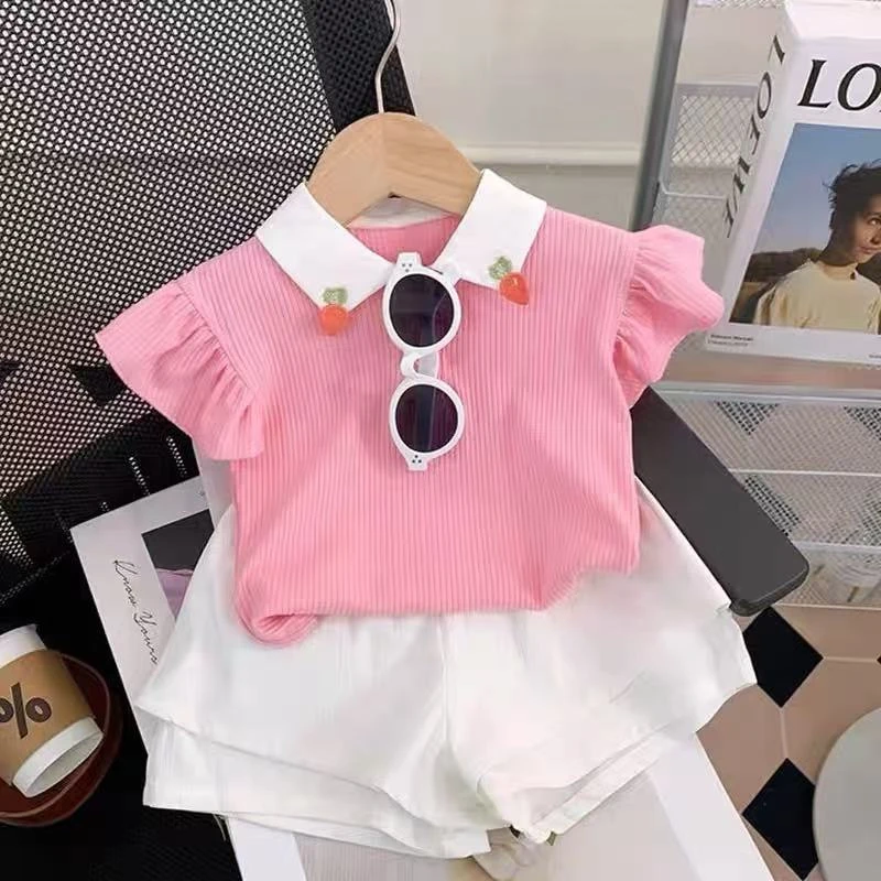 【146】-女童学院风套装夏季2025新款儿童服装卡通126