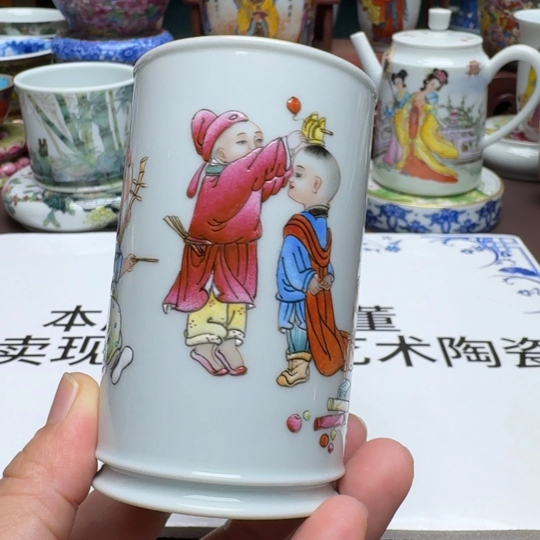 景德镇手工手绘展示