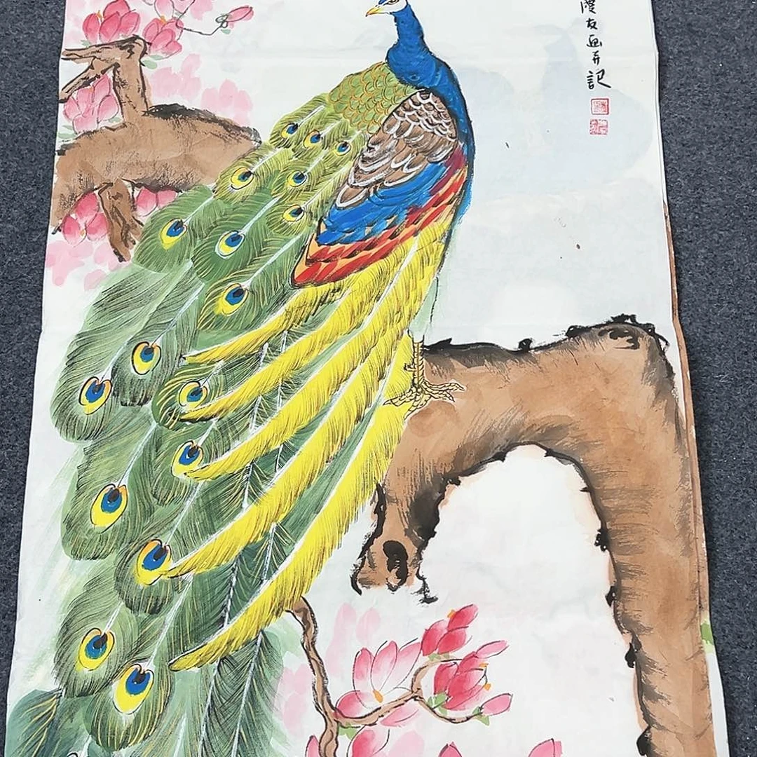 国画事事顺心如意万事