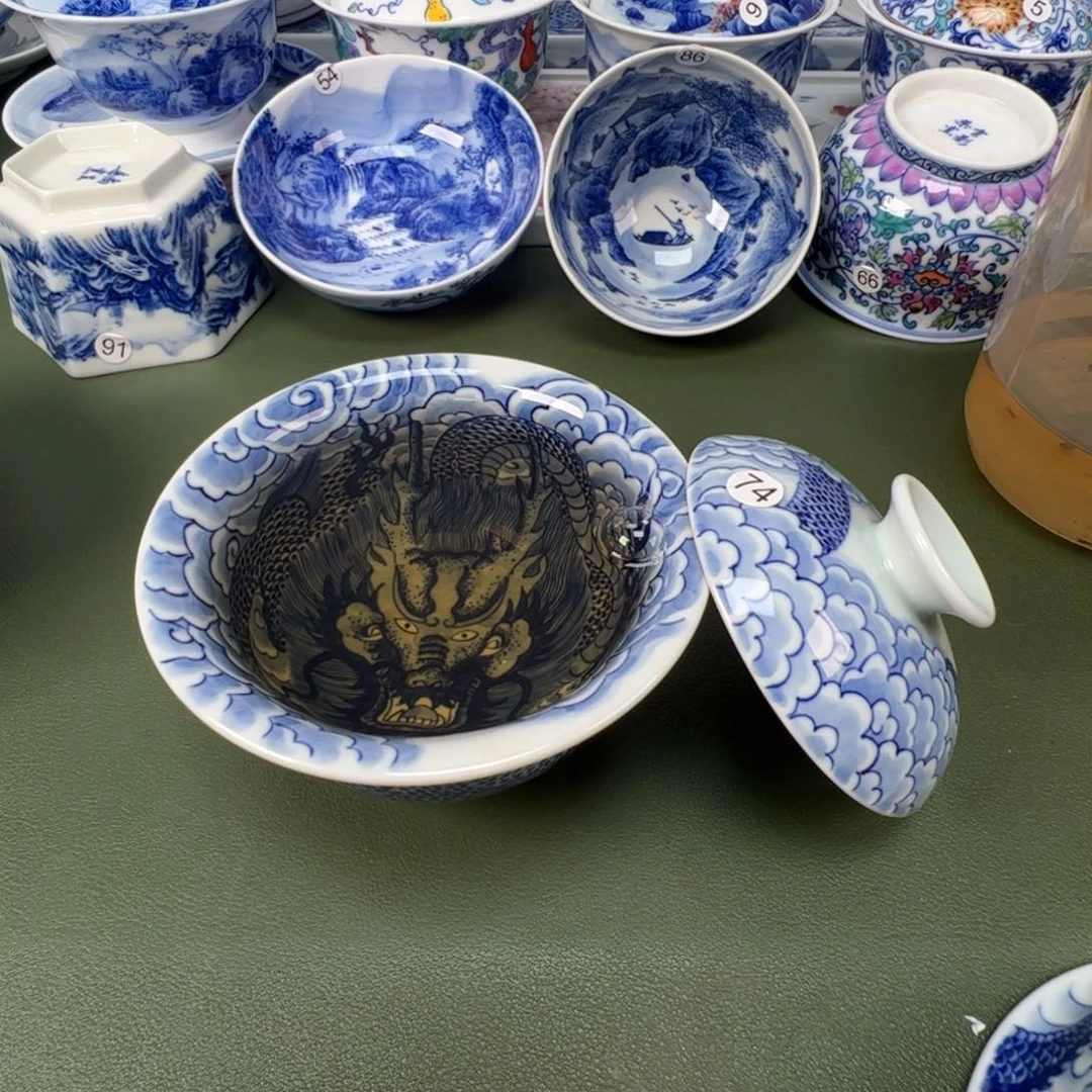 景德镇纯手工纯手绘茶具木木74