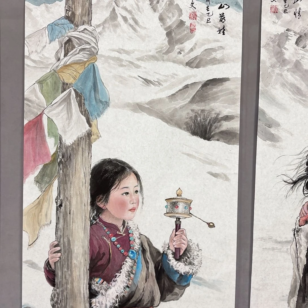 国画亲笔手绘放心去藏
