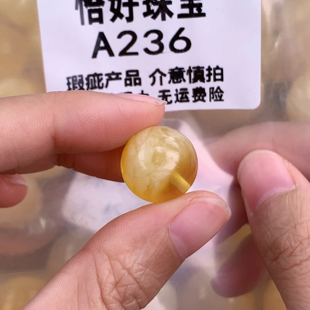 琥珀未镶嵌珠宝奇石15 植物