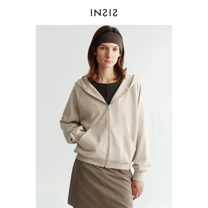 INSIS FEMME 连帽休闲运动基础卫衣FN24311301
