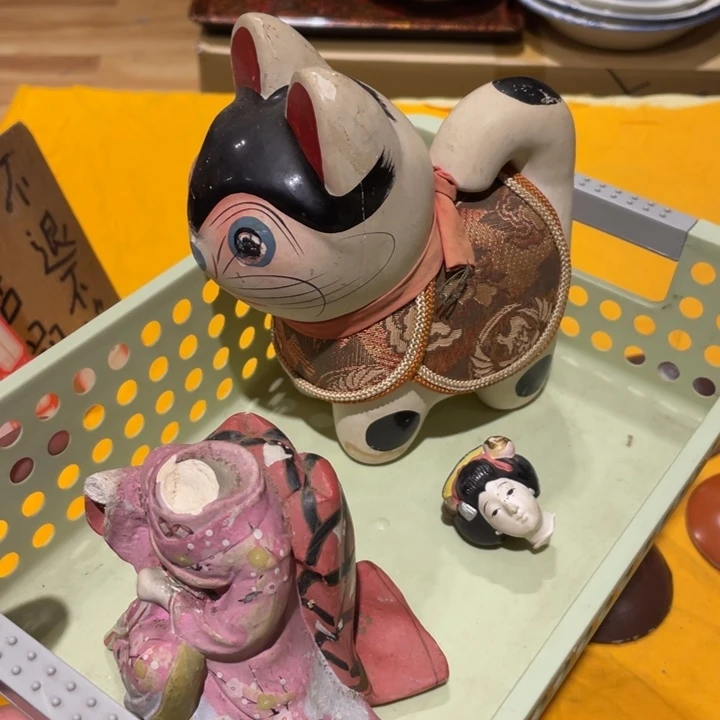 鱼***扣瓷片工艺美术品陶瓷艺术