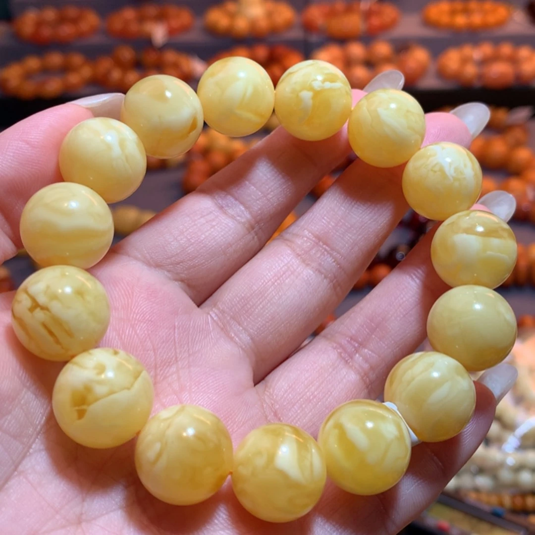 【闪购商品】手串蜜蜡未镶嵌蜜蜡手串