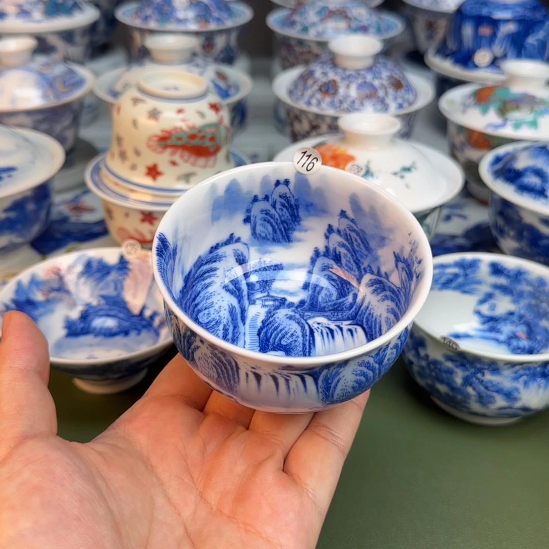 彦祖纯手工手绘茶具116
