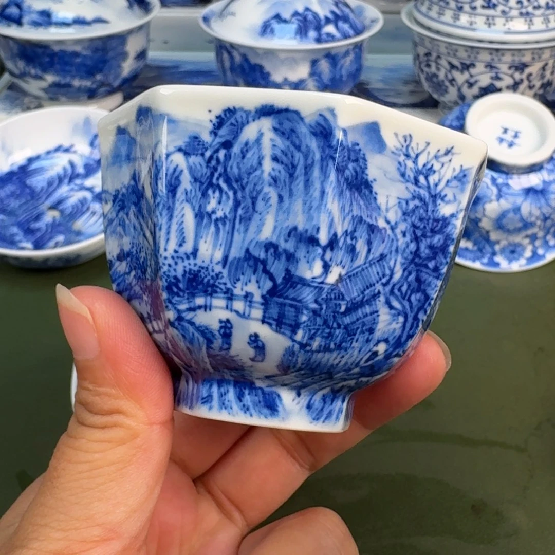 景德镇纯手绘茶具圆圆247