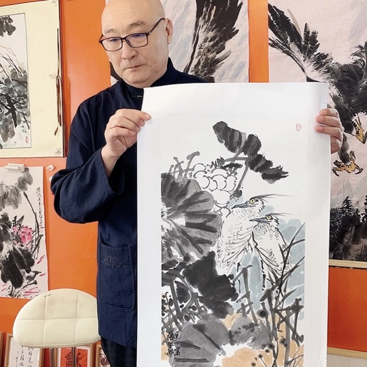国画张圣敏先生纯手绘作品