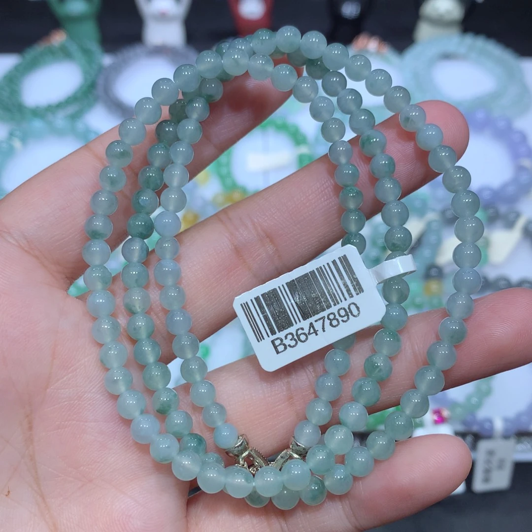 翡翠未镶嵌手串天然