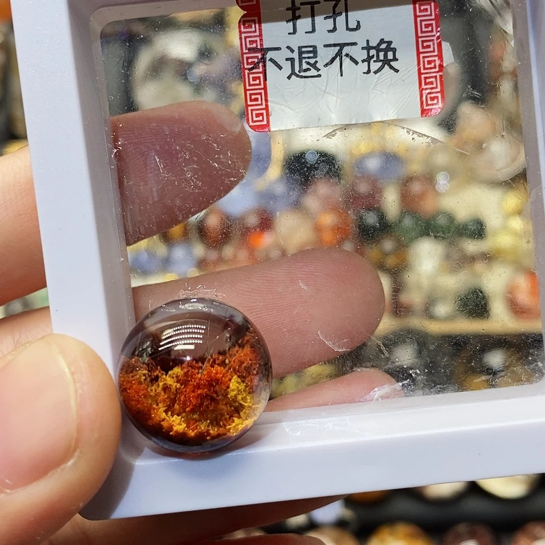 水晶单珠未镶嵌@**@天然精致水晶单珠