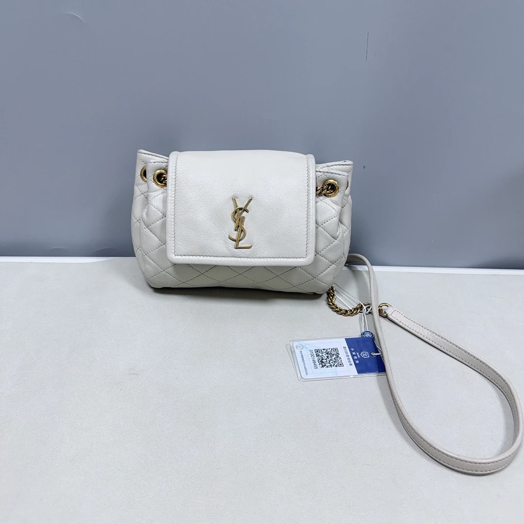 95新 YSL/圣罗兰 灰色洛丽塔链条包 2168 4369