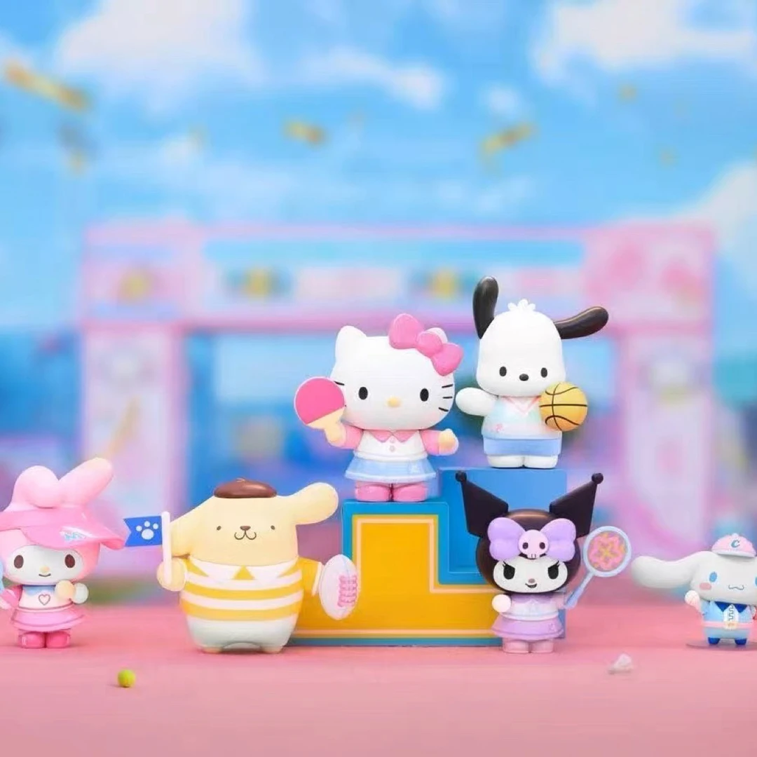 【直播代拆】正版三丽鸥元气运动会系列盲盒手办摆件kitty酷洛米