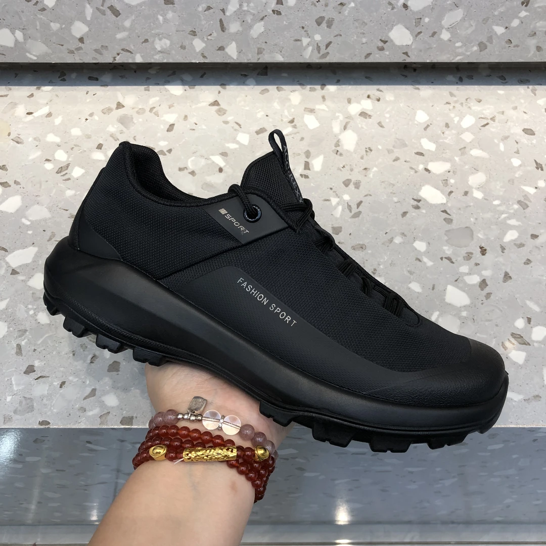 2025新款时尚休闲鞋户外运动鞋低帮厚底轻质舒适软底防滑潮流男鞋