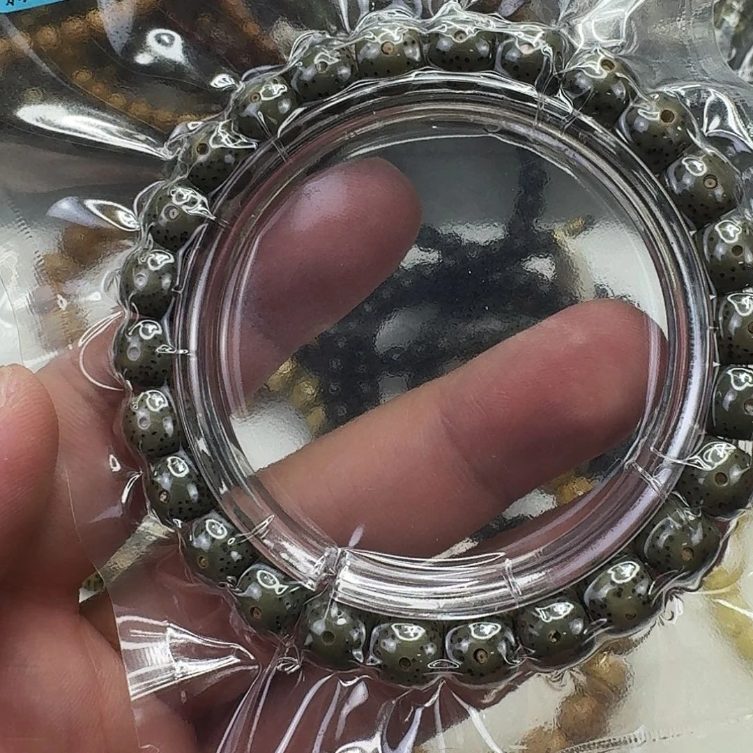 星月菩提手串13高端绿星月菩提单圈0.9桶