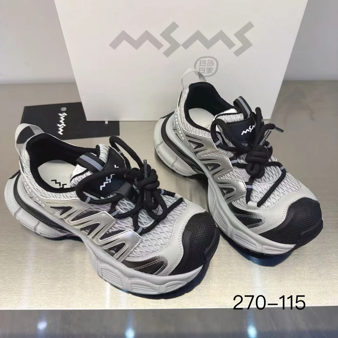 玛莎玛索秋季新款老爹鞋270-115时尚百搭休闲厚底双网女鞋