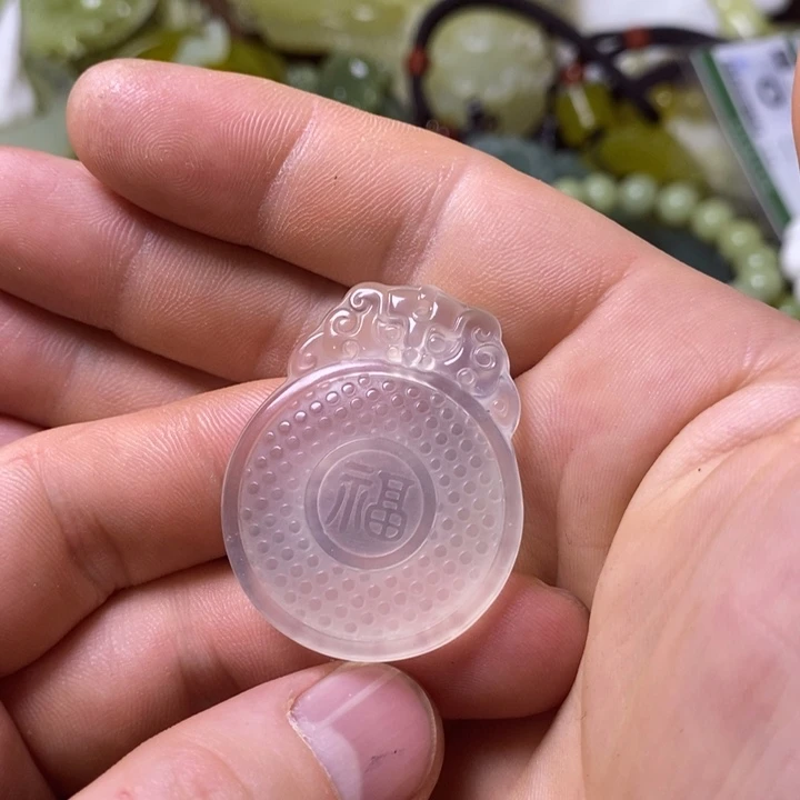 岫玉岫玉颈饰未镶嵌^****^