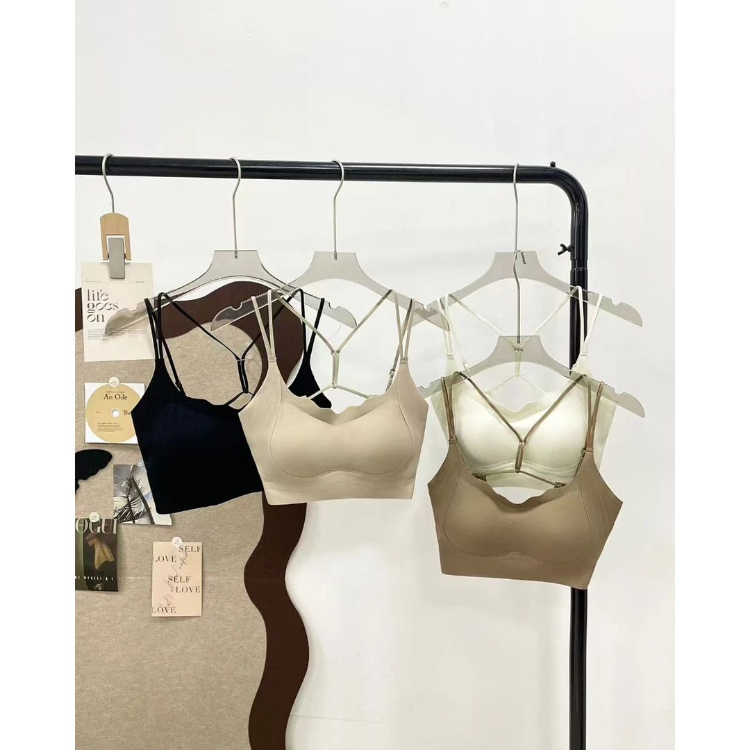 新款美背聚拢内衣 44564