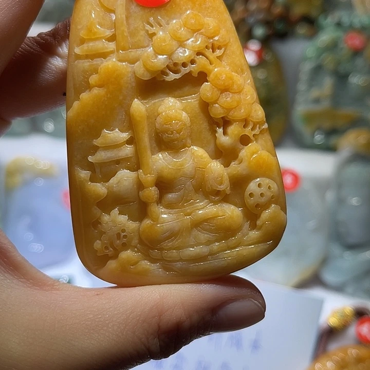 马***活吊坠(不含链)未镶嵌翡翠