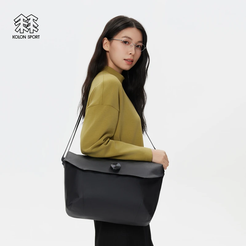 KOLON SPORT可隆挎包拎包户外休闲包防泼水商务压胶斜挎包