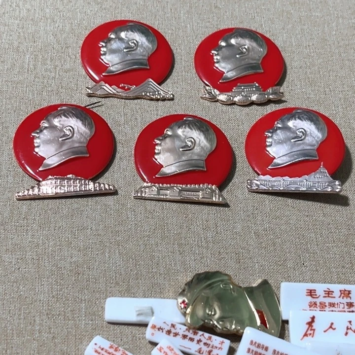 摸***尉其他普通金属普通纪念章一套