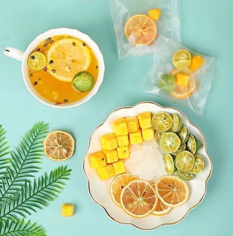 青桔柠檬百香果茶独立包装金桔柠檬百香果茶冲饮冷泡茶冻干水果茶