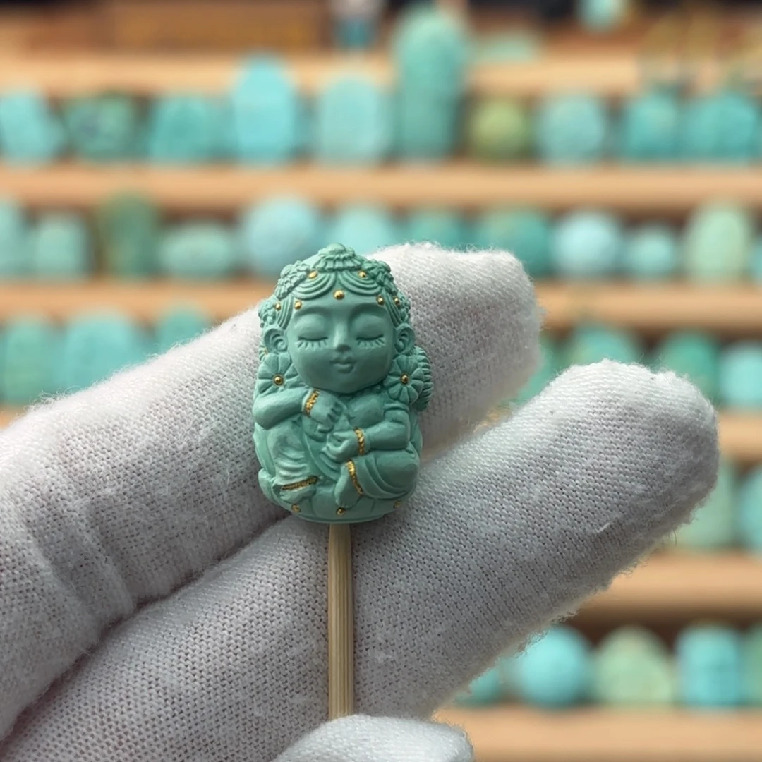 绿松石未镶嵌配饰