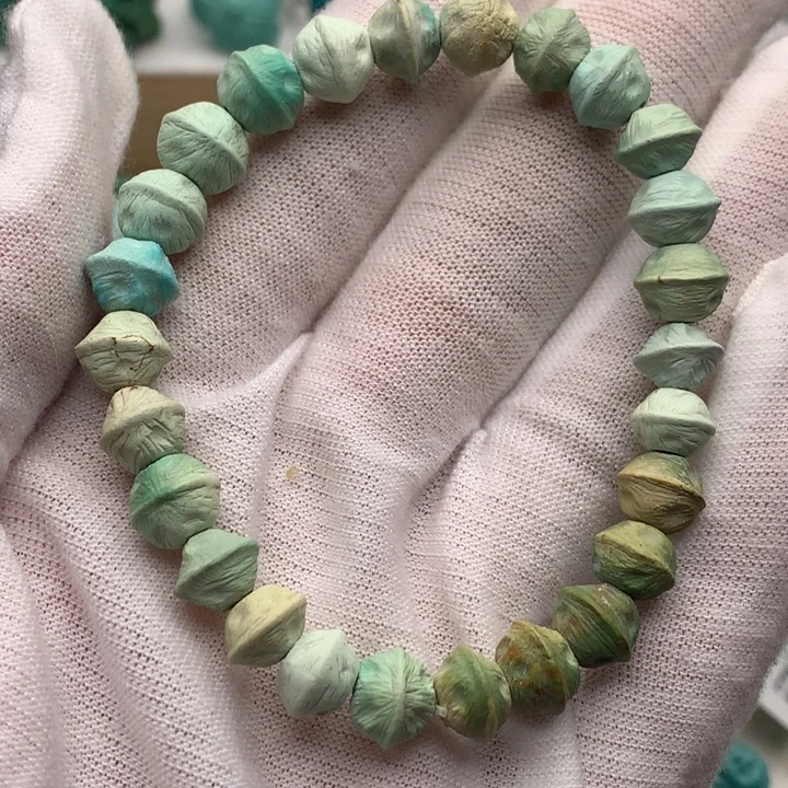 绿松石未镶嵌珠宝奇石8.5mm