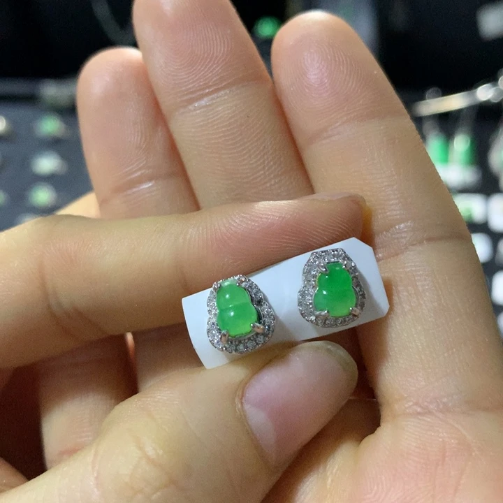 翡翠银S925镶嵌戒指