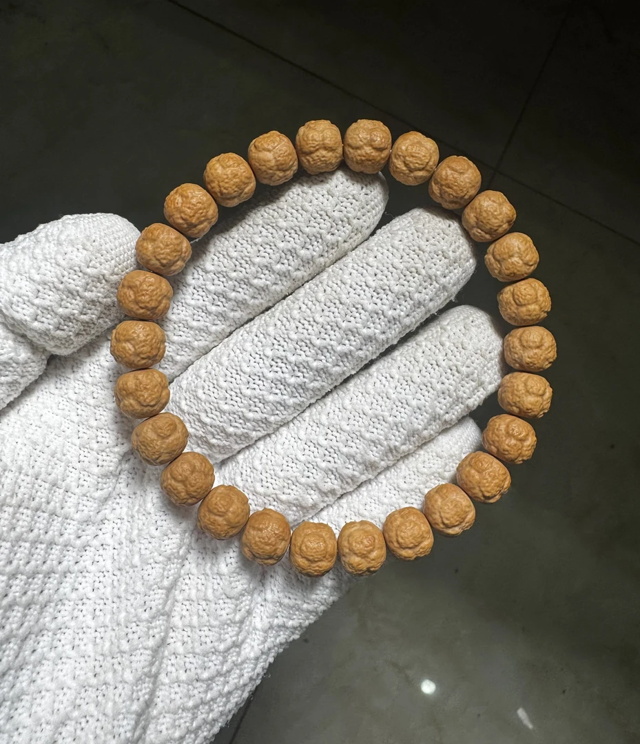 道一出品全品猴头饕餮文玩手串原皮原色高油性高密度深度清理干净