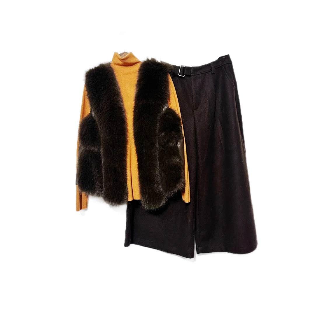 【套装】高档加厚保暖新款套装简约百搭休闲气质女装9680[RY]J