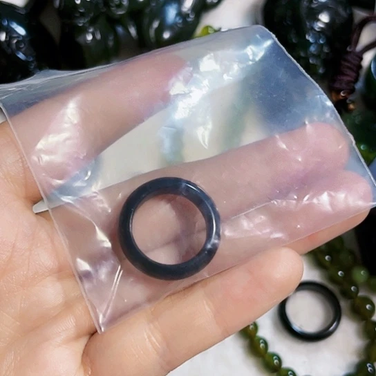 蛇纹石玉手链合金平****真