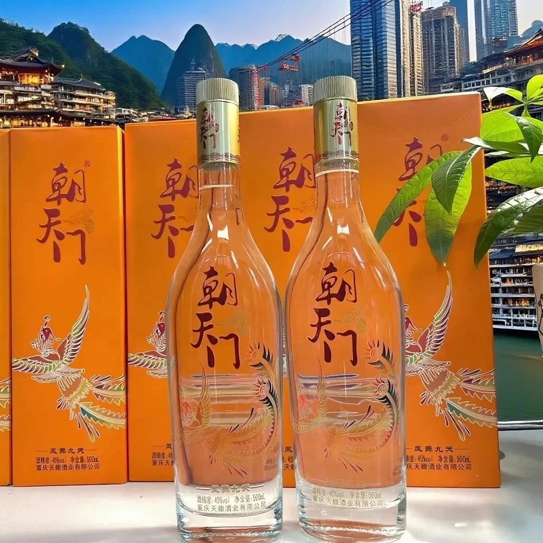 朝天门 酒浓香型纯粮白酒45度一斤装实惠特产酒45度500ml