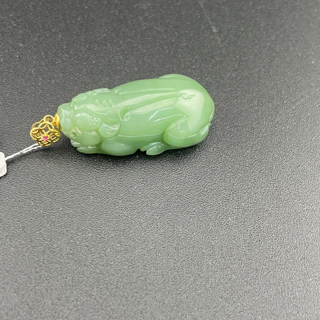 BY0927FZJT标150 北玉精选 和田玉挂件