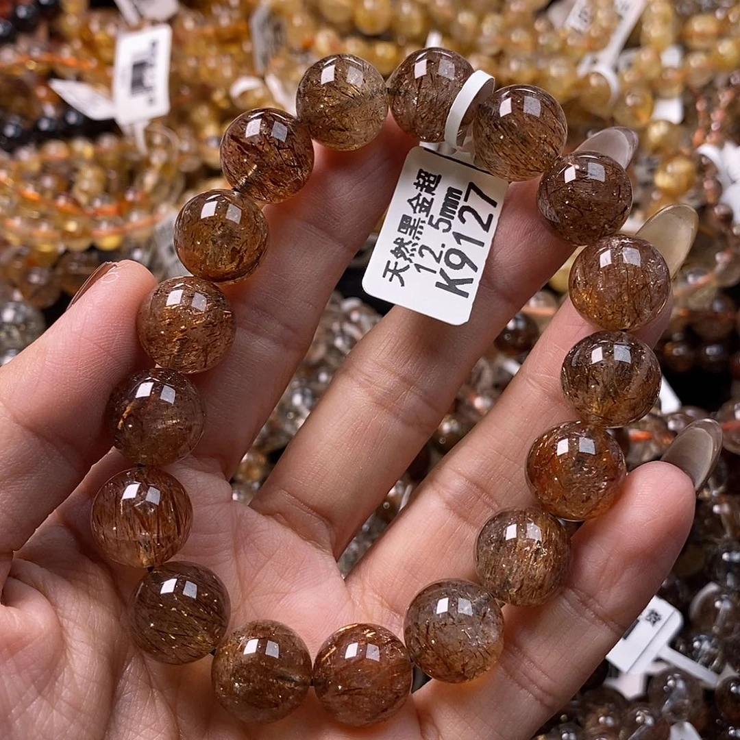 未镶嵌水晶手链水