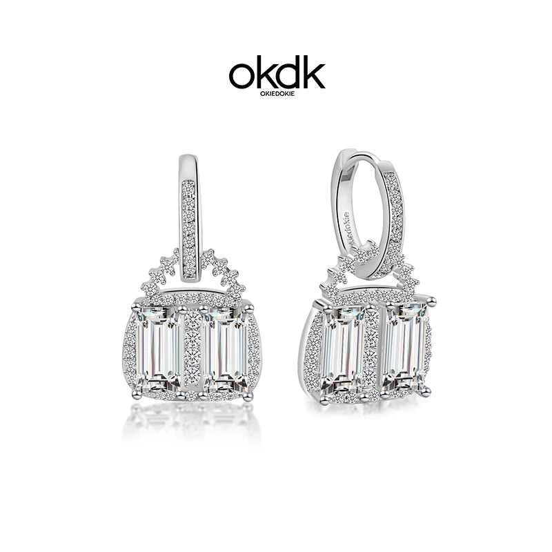 OKDK 方糖包原创简约设计耳饰小众耳环女百搭