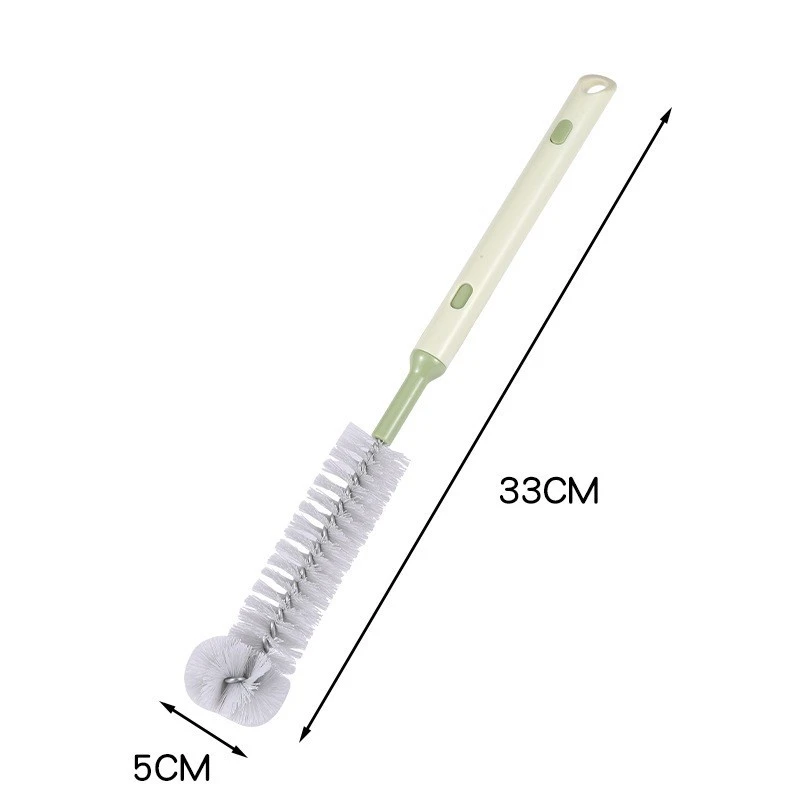 可伸缩万向杯刷奶瓶刷水杯清洁刷洗杯子多用途长柄吸管杯盖清洗刷