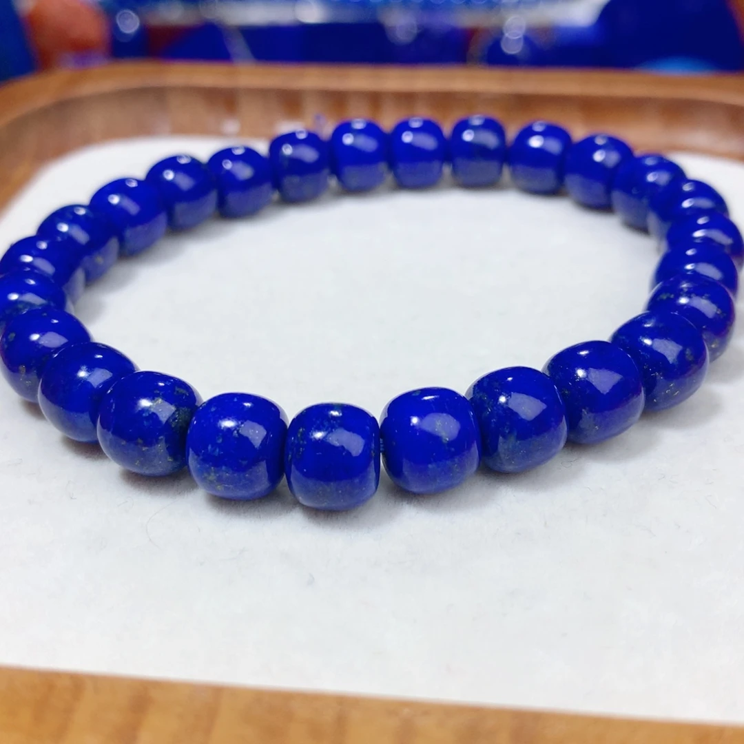 青金石未镶嵌8.4m老型手链