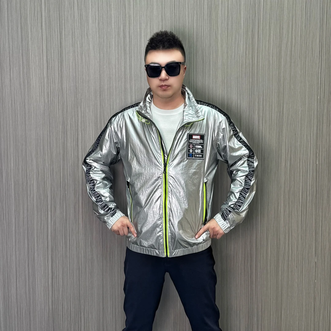 【91006】 佤沙服饰25新款秋冬薄面男士时尚纳米丝棉夹克